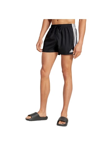 adidas 3-Streifen 3-Inch Badeshorts in Schwarz