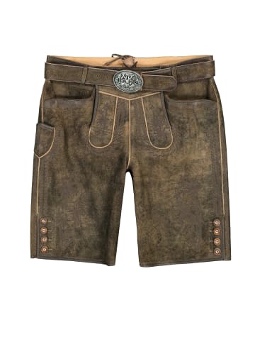 JP1880 Lederhose in classic braun