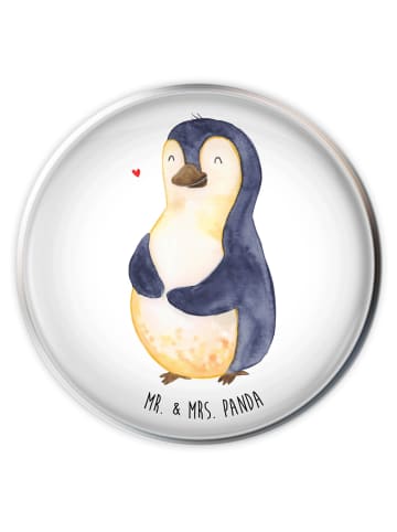 Mr. & Mrs. Panda Ablaufgarnitur Pinguin Diät ohne Spruch in Weiß