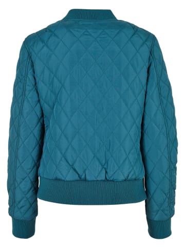Urban Classics Urban Classics Damen Ladies Diamond Quilt Nylon Jacket in jasper