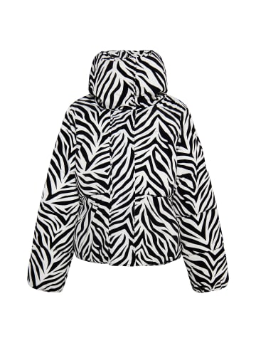 faina Steppjacke Mit Zebra-Print in Weiss Zebra