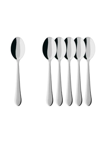 Villeroy & Boch 6er Set Tafellöffel Oscar in Silber 200 mm in silber