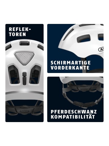 ABUS Kleinkinder- und Kinderhelm Youn-I 2.0 in pearl white