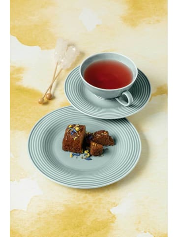 Seltmann Weiden 6er Set Teetassen mit Untertassen Beat Color Glaze 140 ml in Arktisblau