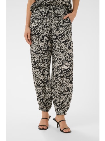 Kaffe Casual Hose KAbella Casual fit in Black Chalk Paisley