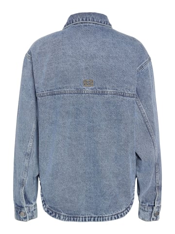 Noisy may Shacket in Light Blue Denim1