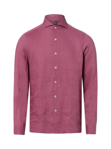 Nils Sundström Hemd in bordeaux