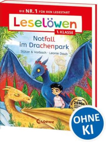 Loewe Verlag Buch - Leselöwen 1. Klasse - Notfall im Drachenpark