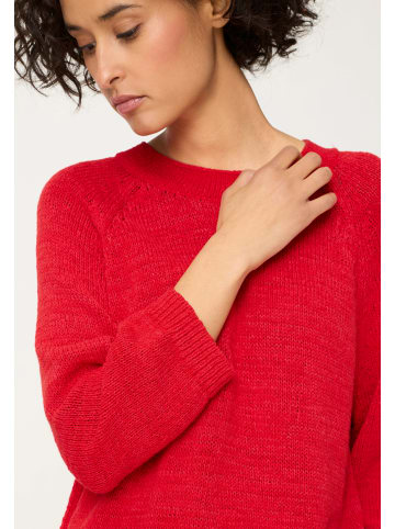 Olsen Pullover in rot - 0001