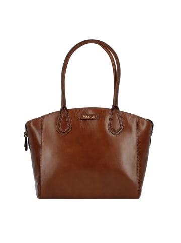 The Bridge Costanza Schultertasche Leder 30.5 cm in marrone