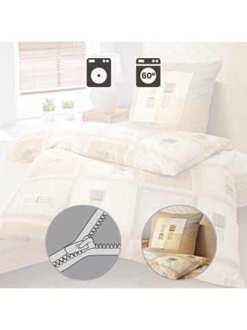 Dyckhoff Weichfrottier Bettwäsche in braun