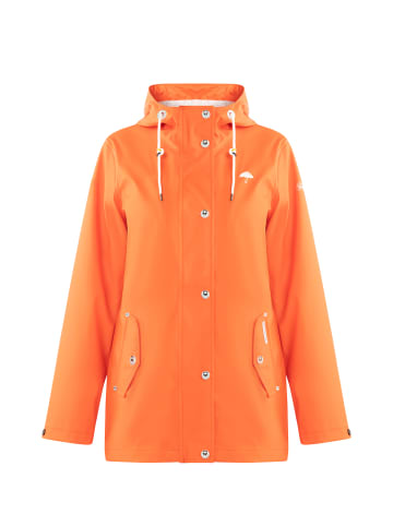 Schmuddelwedda Regenjacke in Orangerot-280