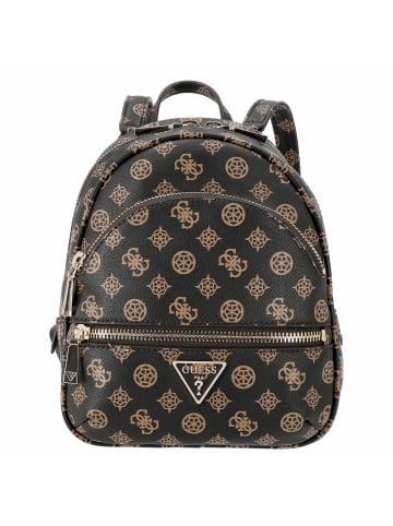 Guess Manhattan - Rucksack 27 cm in mocha logo