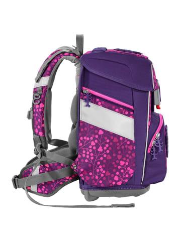 Step by Step Space Shine - Schulranzen Set 5tlg. (Shark Dexter) in Butterfly Night Ina