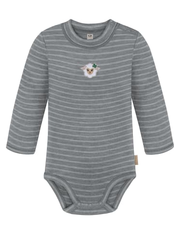 Normani Outdoor Sports 2er Pack Baby Merino Langarmbody Tuai in Grau/Anthrazit
