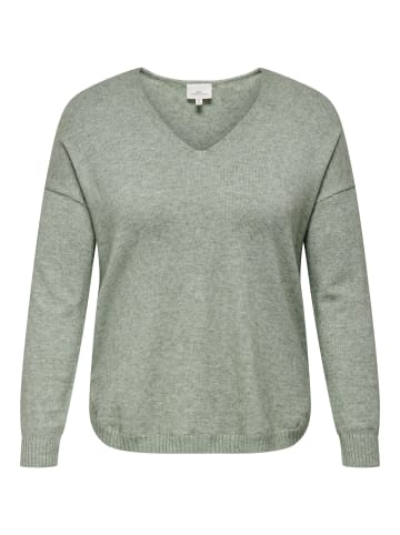 ONLY Carmakoma Strickpullover in Basil