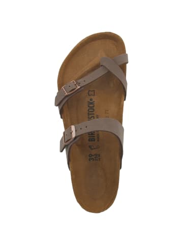 Birkenstock Pantolette Mayari Birko-Flor Nubuk normal in braun