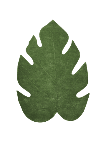 Beliani Kurzflor NAINITAL in Grün - (W) 160 x (L) 230 cm