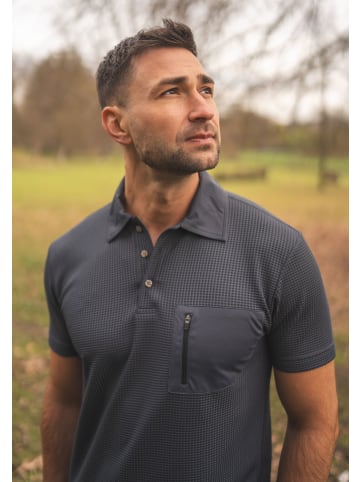 Tom Collins Poloshirt Sefos in anthrazit