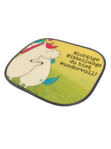 Mr. & Mrs. Panda Scheibenschutz Auto Einhorn Mitteilung Design m... in Weiß