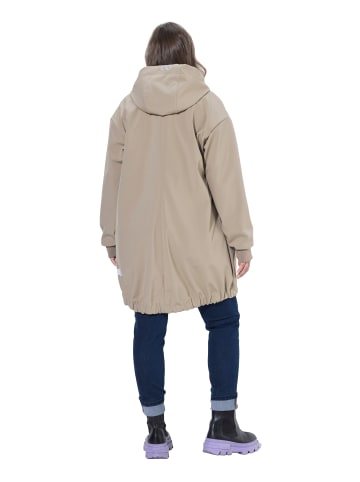 LAURASØN Softshelljacke in taupe