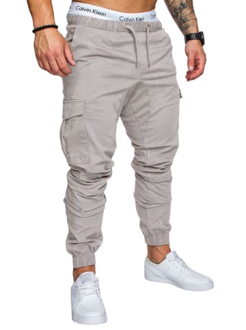 Amaci&Sons Cargo Jogger-Chino LOS ANGELES in Hellgrau