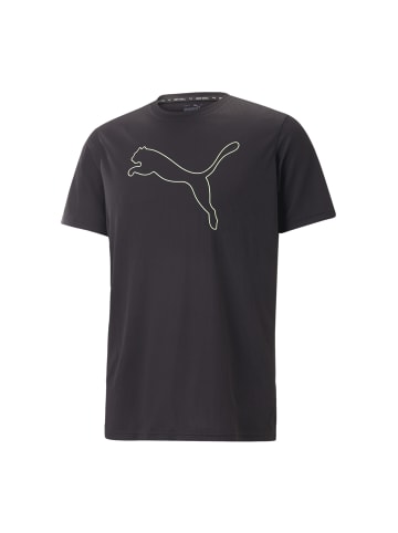 Puma T-Shirt 'Performance Cat' in schwarz