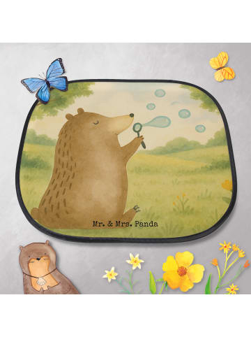 Mr. & Mrs. Panda sonnenschutz Bär Seifenblasen Design ohne Spruch in Weiß