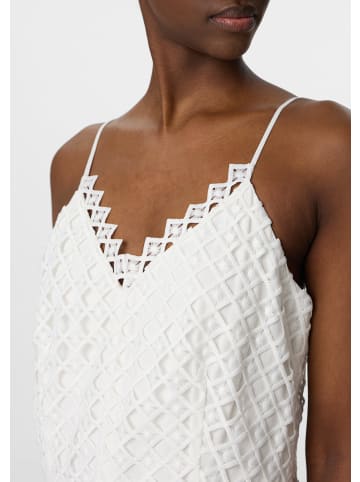 comma Kleid lang in Weiß
