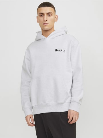 Jack & Jones Kapuzenpullover in White Melange