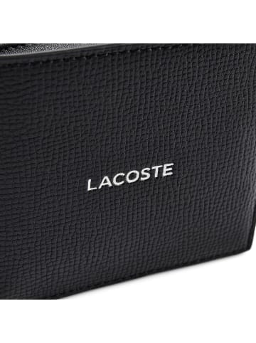 Lacoste Ossian Geldbörse RFID Schutz Leder 12 cm noir