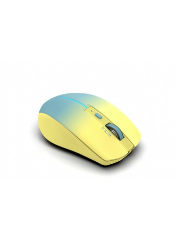 Inca Inca Maus 1600 DPI Wireless Bluetooth 6D Taste 500mAh Akku in Gelb