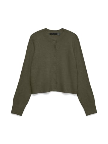 Vero Moda VMMACY LS O-NECK CARDIGAN in Grape Leaf