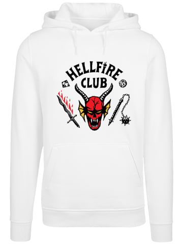 F4NT4STIC Hoodie Stranger Things Hellfire Club Netflix TV Series in weiß