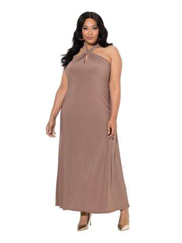 Ulla Popken Kleid in hellbraun