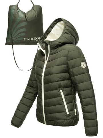Marikoo Steppjacke Pack Mich Ein in Dark Olive