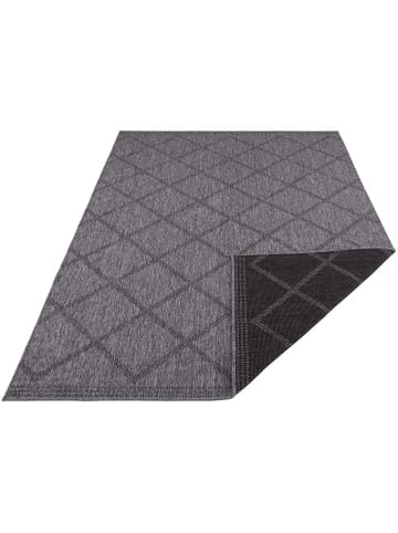 Teppich Boss In- & Outdoor Wendeteppich Corsica Schwarz Anthrazit
