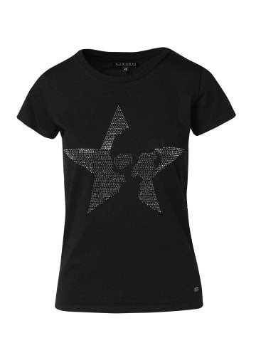 KOROSHI Women short sleeve t-shirt in SCHWARZ