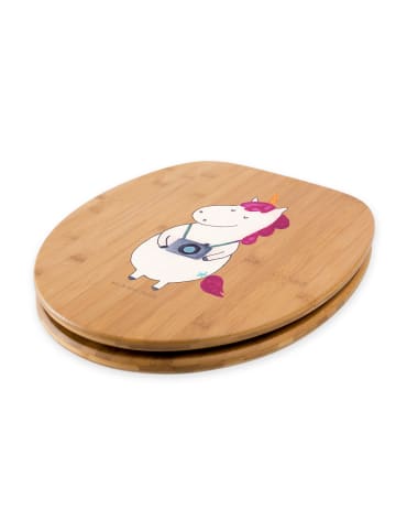 Mr. & Mrs. Panda Klodeckel Einhorn Fotograf ohne Spruch in Braun