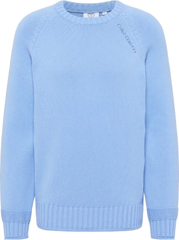 Carlo Colucci Strickpullover Divina in Hellblau