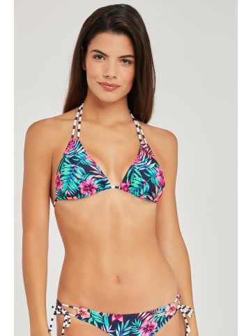 Venice Beach Triangel-Bikini-Top in marine-bedruckt