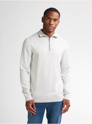 Petrol Industries Strick-Half-Zip-Pullover Lexington in Weiß