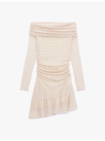 KOTON KLEIDER in Gelb Gemustert