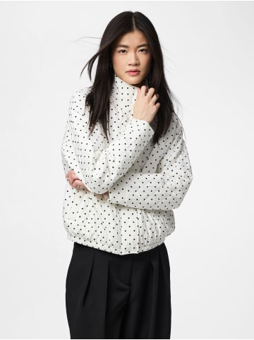 Pieces Bomberjacke in Cloud Dancer