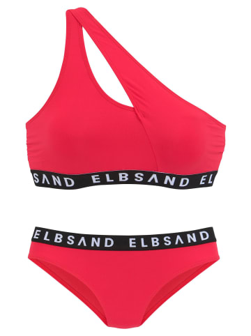 ELBSAND Bustier-Bikini in rot