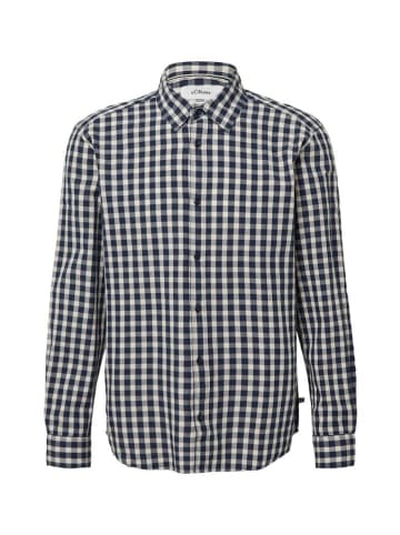 S.OLIVER RED LABEL Langarmhemd in Blau