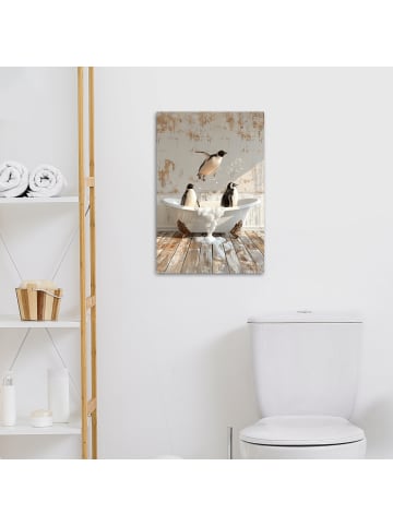 MuchoWow Leinwand bilder Pinguine (BxH)