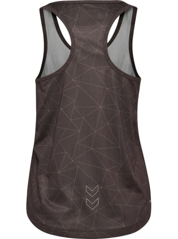 Hummel Top "Court Aop Light Weight Tanktop W" in Braun
