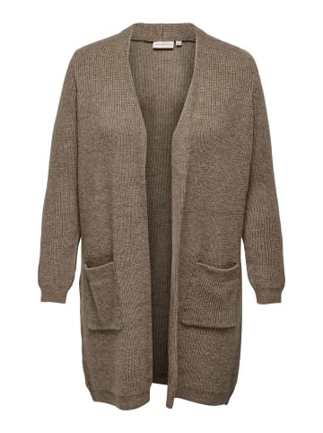 ONLY Carmakoma Strickjacke in Caribou