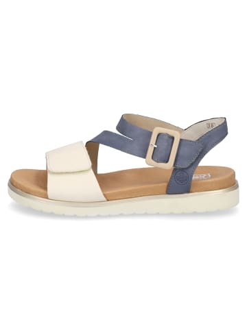 rieker Sandale in blau creme